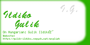 ildiko gulik business card
